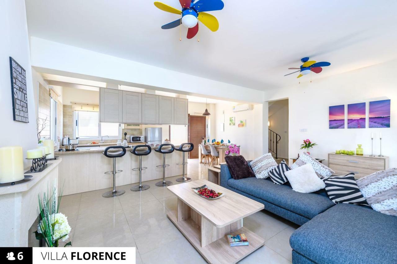 Blue Water Bay Villas Paralimni Exterior foto